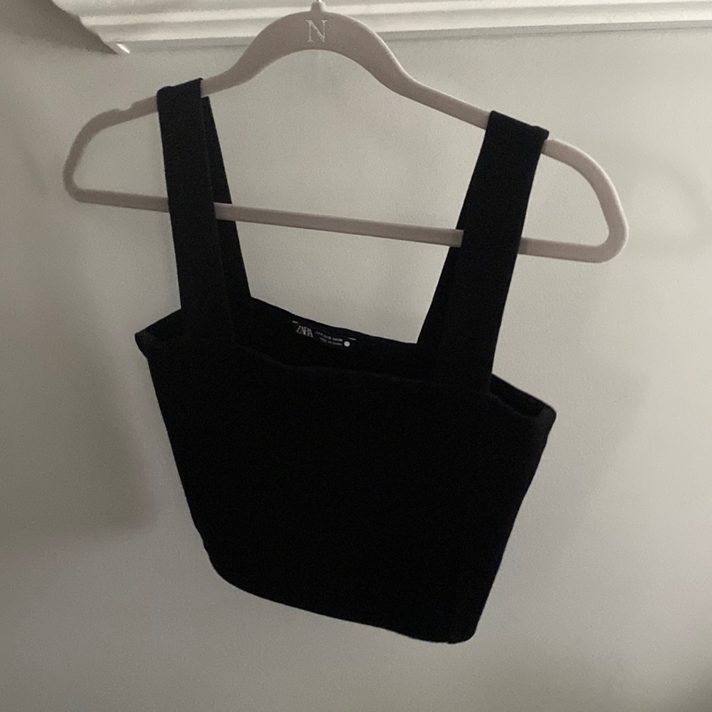 Zara black tank
